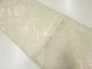 アンティーク　雲に花模様織出し袋帯（材料）